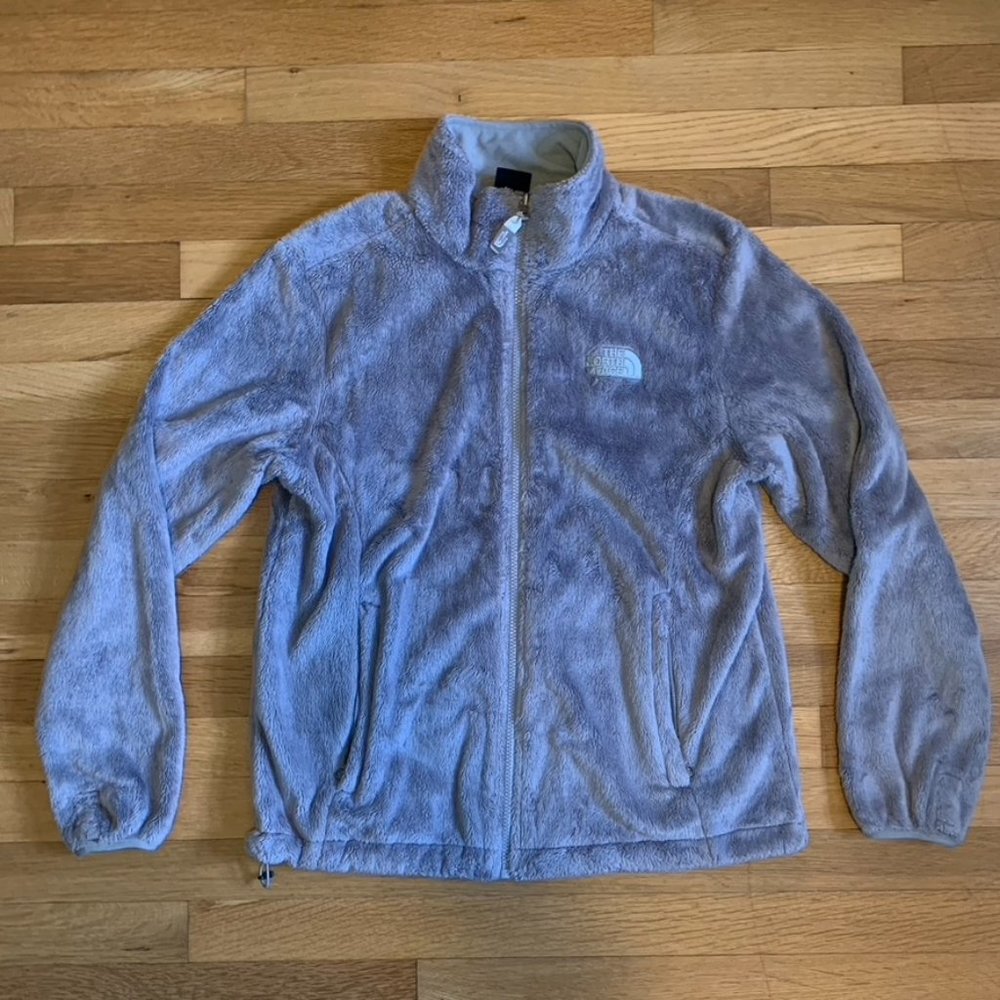 North Face Grey Osito Fleece Jacket